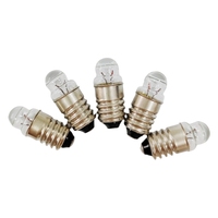 Lampe de poche à base spirale E10, mini ampoule 2,4 V 0,5 A, ampoule médicale, ampoule à incandescence