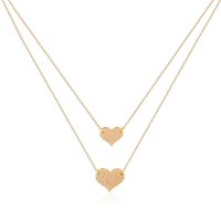 Collier en acier inoxydable pour femme, vente chaude, pendentif exquis et simple, bijoux populaires, chaîne plaquée or 18 carats