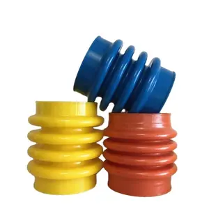 Custom Tooling Molded Rubber Bellows Dust Cover Flexible Neoprene NBR Silicone Rubber Bellows