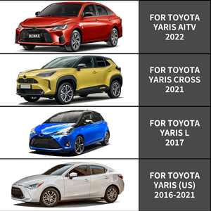 แผ่นบังแดดหน้าต่างแบบติดเทปสำหรับ Toyota <span class=keywords><strong>YARIS</strong></span> <span class=keywords><strong>ATIV</strong></span>(xp210/ac100) ปี 2022+ ชุดบังลมหน้าต่าง 4 ชิ้น ป้องกันฝน - Product Image 4