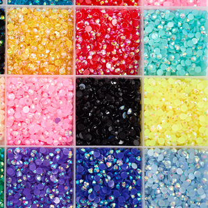 Set di Strass Fai-da-Te con Adesivo <span class=keywords><strong>per</strong></span> Gioielli, 24 Colori Vivaci, Strass in Resina, Kit Completo <span class=keywords><strong>per</strong></span> Pittura Diamante e <span class=keywords><strong>Arte</strong></span> Creativa - Product Image 4