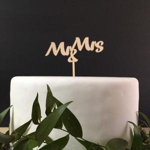 Adornos de acrílico para pasteles con la inscripción Honey And Sweetness Mr & Mrs para bodas, San Valentín, mesas de postres, decoraciones para pasteles - Product Image 5