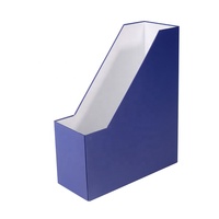 Organizador plegable A4 para revistas, caja de cartón para limar archivos