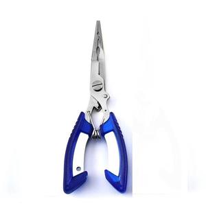 Pince de pêche Ztc095 en acier inoxydable, coupe-ligne pour leurres, manche bleu, outil de coupe manuel pour la pêche aux leurres - Product Image 4