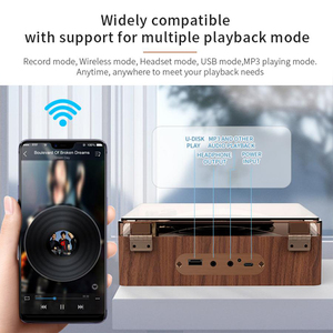 New Home HiFi Stereo Retro Portable <strong>CD</strong> <strong>Player</strong> <strong>with</strong> Wireless Transparent Design for Broadcast Music <strong>Players</strong> - Product Image 3