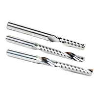 Fraise en bout de carbure de coupe CNC à cannelure unique fraise en aluminium de mèches de routeur
