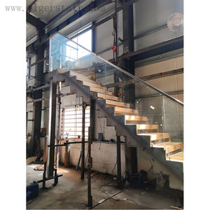 Risparmio di spazio Design sottile casa moderna applicazione appartamento Loft doppia scala trave laterale - Product Image 3