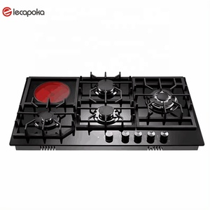 Gas <b>Stove</b> 5 Burner Gas Kitchen Induction <b>Stove</b> Hot Plate Wholesale Glass Cooker Hobs Built in From China-for Hotels Bur - Product Image 4