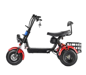 Citycoco-patinete eléctrico de 3 <span class=keywords><strong>ruedas</strong></span>, triciclo de 1500W, 60V, 19x8,5 pulgadas - Product Image 1