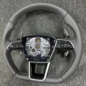 Volant en cuir de haute qualité pour les modèles <span class=keywords><strong>Audi</strong></span> A6 C8 <span class=keywords><strong>RS</strong></span> Q7 Q8 SQ7 SQ8 A7L A8 S6 S7 RS7 RS6 A3 A4 A5 B8 Q5 <span class=keywords><strong>TT</strong></span> Q3 A1 B8.5 - Product Image 5
