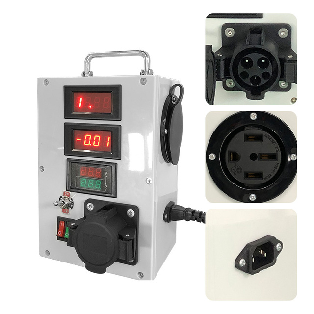 Customized EV Connectors for New Energy Cars Includes 48A Max Charger 144-50 Plug and J1772 Tester Charging Gun Test Type1