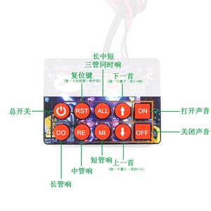 Kit <span class=keywords><strong>de</strong></span> klaxon à air métallique à 3 trompettes 24V 60 tons pour camion, bus, train - Nécessite un réservoir d'air (compresseur non inclus) - Product Image 5