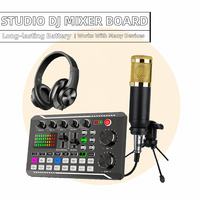 Console de mixage audio numérique portable pour DJ, interface audio filaire à réduction de bruit, batterie 1000-1499 mAh
