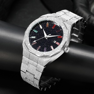 Montre pour homme en acier inoxydable doré pour homme <span class=keywords><strong>ou</strong></span> femme Ensemble de montres OEM Montre populaire - Product Image 5