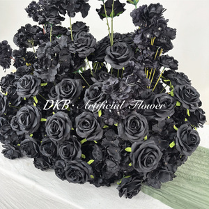 Décoration florale populaire pour allée de mariage, chemin de fleurs pour entrée de chapelle, idéal pour décor de toile de fond - Prix usine - Product Image 3