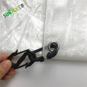 <span class=keywords><strong>Película</strong></span> tejida transparente de 2m x 12m, cubierta de lluvia para huerto de cerezos con unión reforzada, cubierta de cerezo, lona tejida de PE transparente - Product Image 1