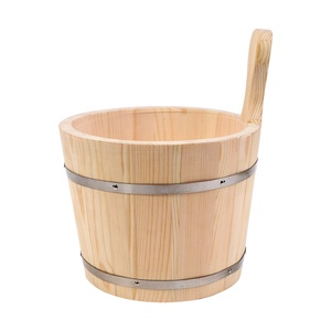 Alphasauna Set di legno di vendita caldo secchio di legno mestolo termometro igrometro in vendita - Product Image 2
