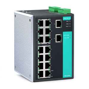 Moxa EDS-516A Switch Ethernet Industrial de 16 Puertos con Montaje en Riel DIN - Product Image 2