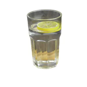 Home Glassware 304ml Heat Resistant Water Beer Glass coffee Coco Seven up soda cup tableware decor tumbler