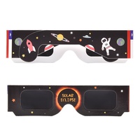 Lunettes d'éclipse personnalisables avec impression UV400 Protection Unisexe Approuvé par la NASA Impression CMYK FOB DDP Disponible Modèle EG50 CN/GUA