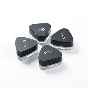 Prix usine <span class=keywords><strong>Triangle</strong></span> 9g Pot de concentré transparent Petit pot en verre concentré à l'épreuve des enfants à fond triangulaire - Product Image 1