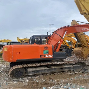Alta calidad buen rendimiento 90% nuevo Japón usado excavadora Hitachi Ex120 para gran venta - Product Image 4
