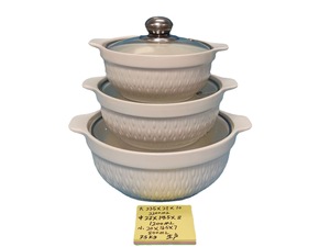Offre Spéciale Faitout <span class=keywords><strong>en</strong></span> Céramique avec Couvercle Design Moderne Stock Direct Usine & <span class=keywords><strong>Soupière</strong></span> <span class=keywords><strong>en</strong></span> Porcelaine pour la Cuisine Offre Spéciale - Product Image 3