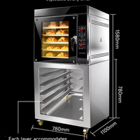 Four à pain électrique, four à convection avec 5/8 plateaux pour restaurant, boulangerie, hôtel