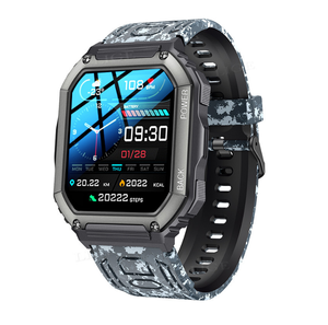 DF KR06 2024 Nouvelle montre connectée pour hommes, grande batterie, lecture de musique, suivi de la forme physique, appel Bluetooth, montre connectée sport pour hommes pour iOS Android - Product Image 1