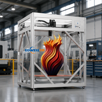 Printer 3D Industri Format Besar AI Smart dengan Ukuran Cetak 2400mm, Kecepatan 200mm per detik, dan Auto Leveling untuk Prototipe dan Display
