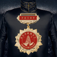 Médaille sportive en métal personnalisée avec moulage sous pression et impression typographique pour la remise des diplômes, la Fête nationale et autres occasions