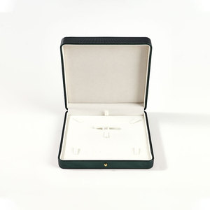 FANXI - Joyero Grande de Terciopelo, Caja de Joyería de Diseño de Lujo, Estuche para Anillos de Cuero PU - Product Image 4