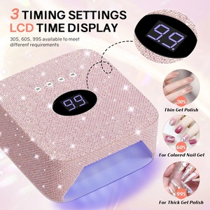 เครื่องอบเล็บไร้สายแบบชาร์จไฟได้ 30 LEDs แสงยูวี สำหรับทำเล็บมือ เครื่องอบแห้งเล็บ แหล่งกำเนิดแสงยูวี ใช้พลังงานจากแบตเตอรี่ สำหรับงานศิลปะบนเล็บ - Product Image 2