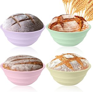 Juego de Cestas de Silicona para Fermentar Pan, 2 Cestas Plegables para Fermentar Pan de Levadura con Herramientas Esenciales - Product Image 1