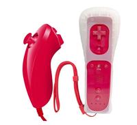 Accessoires de jeu 2 en 1 : télécommande Motion Plus et manettes Nunchuck pour console Wii