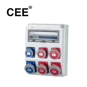 CEE定制3相便携式工业防水配电箱