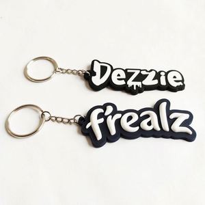 Promotion Gifts <b>Custom</b> Plastic 2D Keyring Cute Design Rubber Soft PVC Keychain - Product Image 3