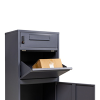 Coffre-fort extérieur à 6 chiffres en métal antivol étanche pour la livraison par la poste et les colis.