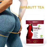 Thé d'amélioration des courbes extrêmes des hanches et des fesses, Maca Plus, extraits de plantes