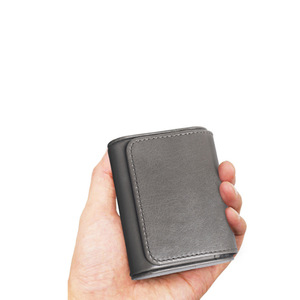 Caja de almacenamiento para cables de datos y auriculares, mini estuche de cuero PU para auriculares Bluetooth, funda protectora impermeable para tapones para los oídos - Product Image 4