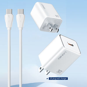 LDNIO Vente en gros <span class=keywords><strong>Chargeur</strong></span> Pd US/EU <span class=keywords><strong>30w</strong></span> <span class=keywords><strong>Chargeur</strong></span> rapide de type C d'origine Adaptateur de <span class=keywords><strong>chargeur</strong></span> de téléphone portable Câble pour téléphone 13 <span class=keywords><strong>14</strong></span> <span class=keywords><strong>Pro</strong></span> Max - Product Image 3