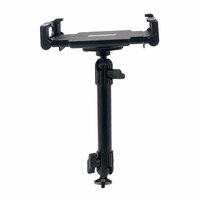 Support de téléphone et tablette portable pour voiture avec fixation à 14 vis et clip pour Jeep, avec rotule en aluminium de 20 mm et bras de 7 pouces, pour montage sur camion