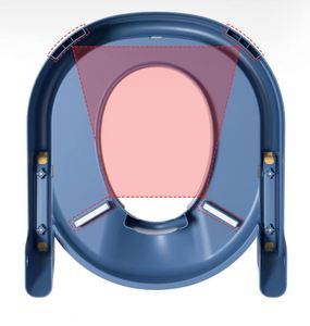 <b>Folding</b> Children's Potty Training Toilet Baby Pot Seat Urinal Chair With Adjustable Step <b>Stool</b> Ladder Comfortable Safe Toilet - Product Image 3