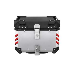 <span class=keywords><strong>Top</strong></span> <span class=keywords><strong>Case</strong></span> de moto en aluminium de grande capacité 55L Extra-Size coffre de vélo électrique 6061 Aviation Construction en aluminium - Product Image 1