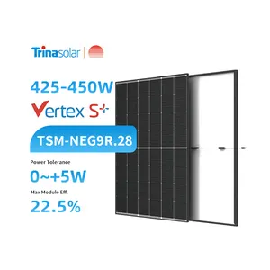Trina/JAPVモジュール440Wデュアルガラス430W 435W 450W TSM-NEG9RC.27/TSM-NEG9RC.28モノラル両面ソーラーパネル