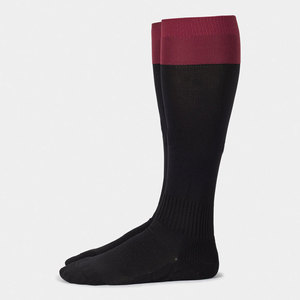 Chaussettes de sport respirantes entièrement personnalisées pour l'automne avec logo sur le revers, chaussettes de football unisexes pour jeunes, 100% laine - Product Image 2
