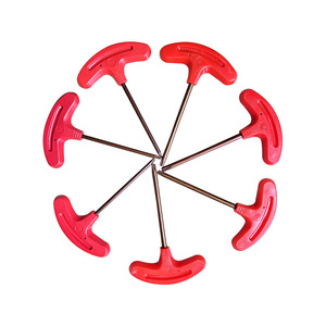 Jeu de tournevis hexagonaux en forme de T, 6 pièces, T8 à T30, en acier S2, embout Torx haute dureté, accessoire d'outil de bricolage - Product Image 1