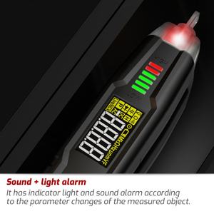 Multímetro Tipo Pluma TASI TA13C 600V con Prueba de Secuencia de Fases, Multímetro Digital Inteligente - Product Image 3