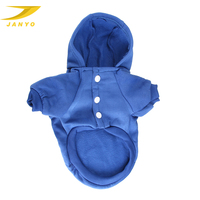 Sweat à capuche personnalisé pour chien avec imprimé mignon, en polaire bleue, motif souris, pull pour chiot, vente en gros d'usine pour tous les animaux de compagnie