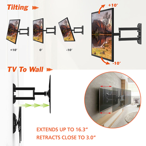 <span class=keywords><strong>Support</strong></span> <span class=keywords><strong>mural</strong></span> pour téléviseur Lcd avec 400*400mm vesa, 180 degrés pivotant à <span class=keywords><strong>bras</strong></span> unique <span class=keywords><strong>support</strong></span> de montage <span class=keywords><strong>mural</strong></span> <span class=keywords><strong>tv</strong></span> - Product Image 3